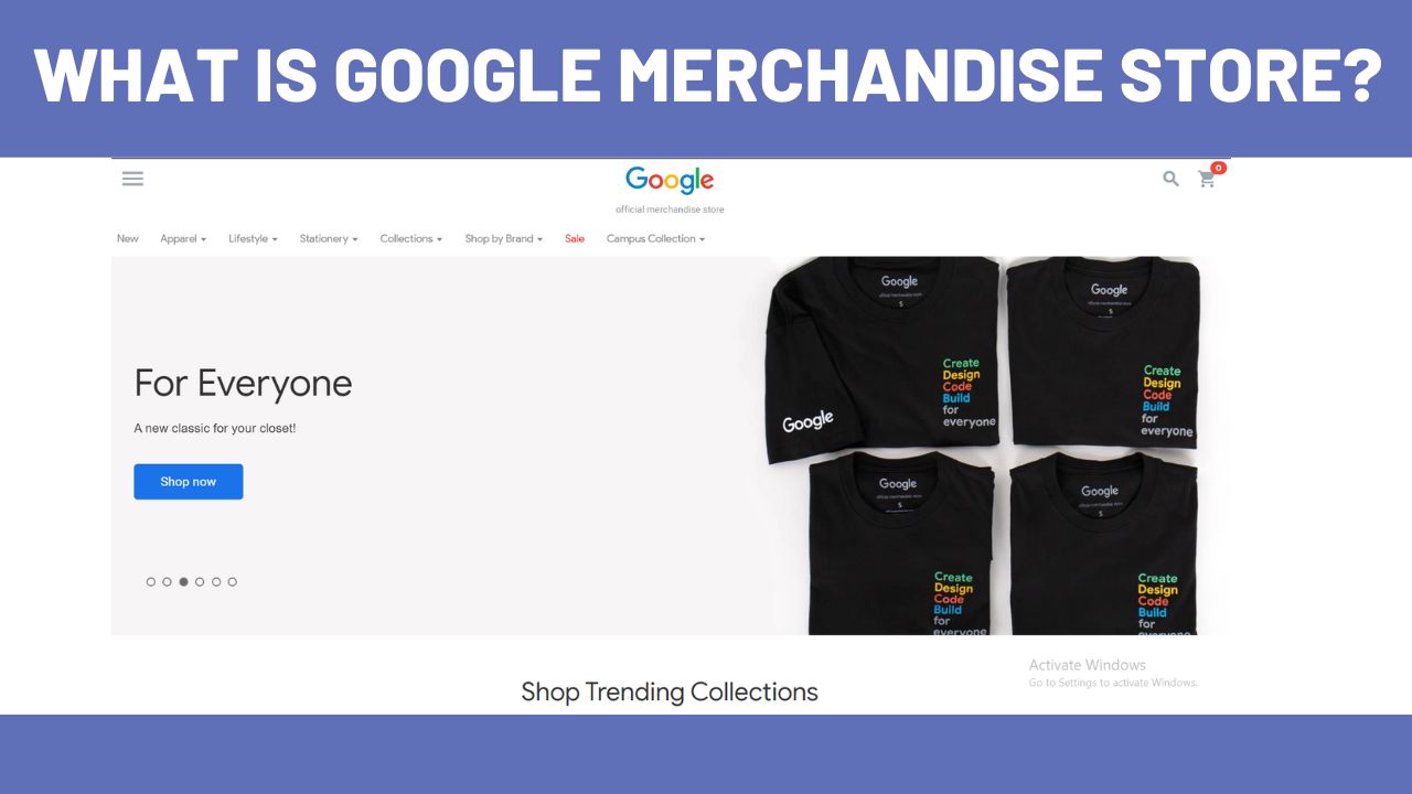 What Is Google Merchandise Store